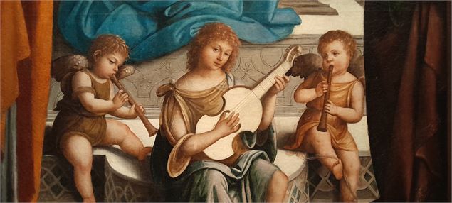Détail d'un tableau transmis par les musiciennes comme visuel d'annonce du concert - La Retornelle 