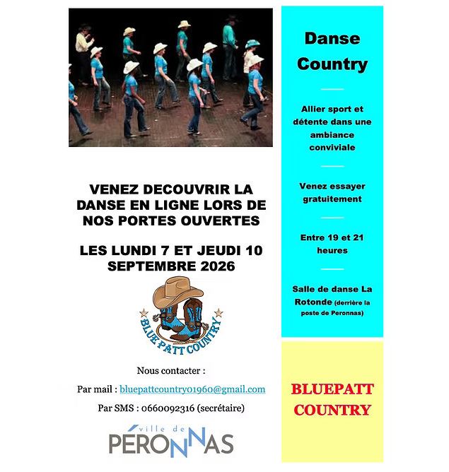 Affiche Portes Ouvertes - ©Blue Patt Country