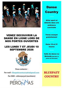 Affiche Portes Ouvertes - ©Blue Patt Country