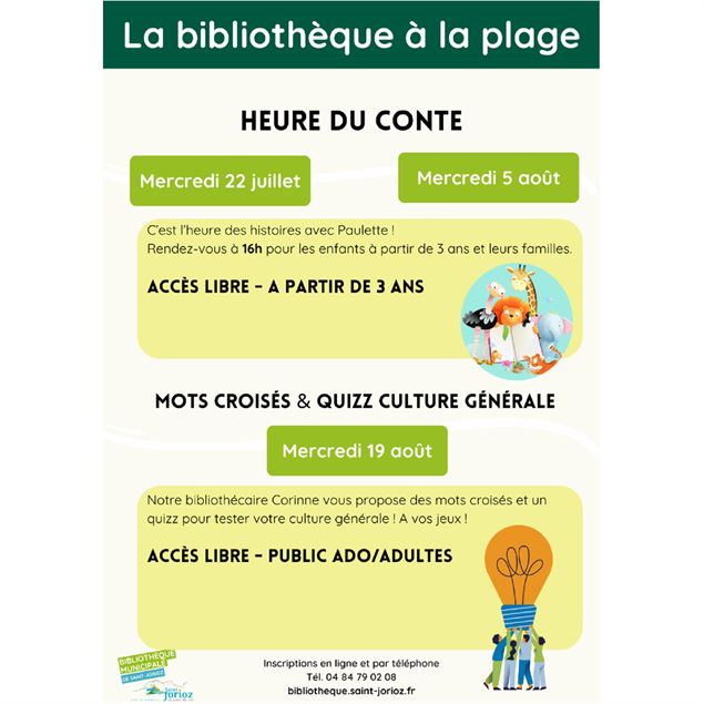 Quiz et activités culture générale et locale_Saint-Jorioz - Bibliothèque Municipale de Saint-Jorioz