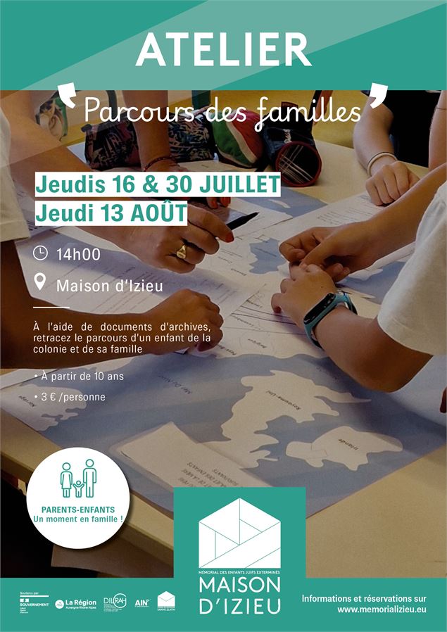 Atelier d'investigation - parcours des familles_Izieu - Maison d'Izieu