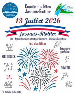 Feu d'artifice_Jassans-Riottier - comité des fêtes de Jassans