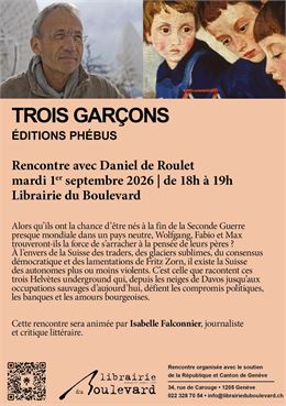 Rencontre avec Daniel de Roulet - DR