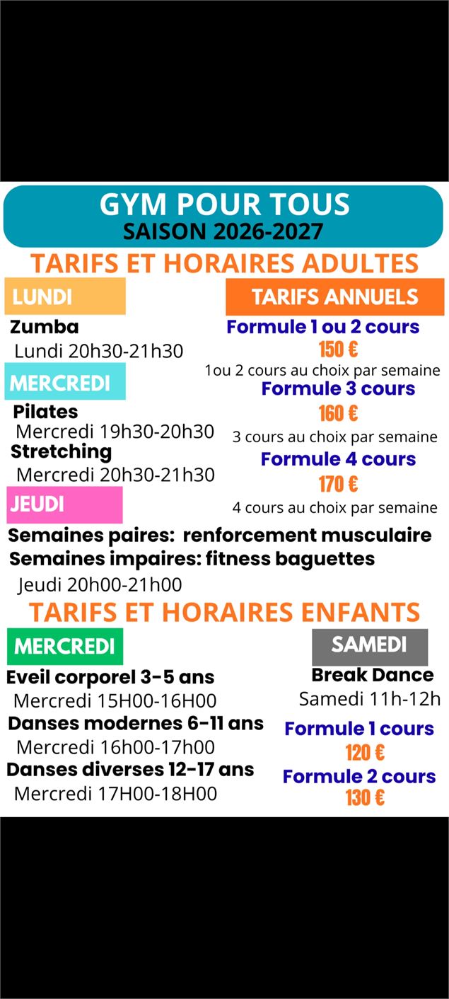 Rentrée sportive - Gym pour tous 