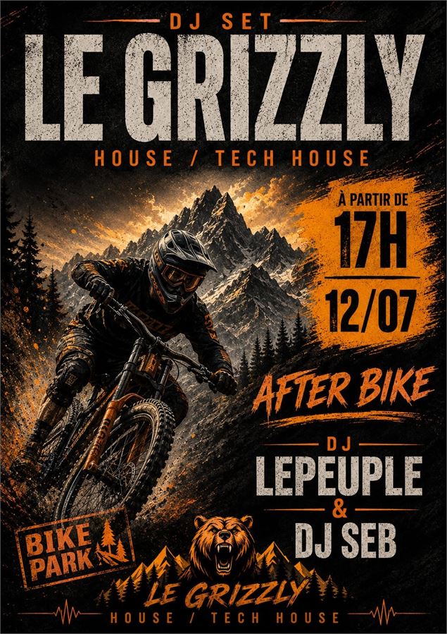 DJ set avec DJ Lepeuple et DJ Seb au Grizzly_Les Carroz-d'Arâches
