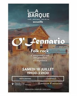Concert du groupe "O'Fennario " à la Barque_Champagne-en-Valromey - La Barque