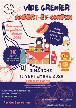 Vide grenier - Andert Condon - Mairie d'Andert Condon