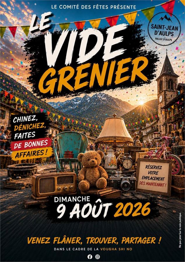 Le vide grenier de la Vougha Shi No - Comité des fêtes de Saint jean d'Aulps