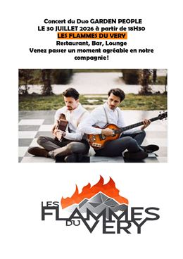 présentation de l'affiche du concert - Les flammes du Véry