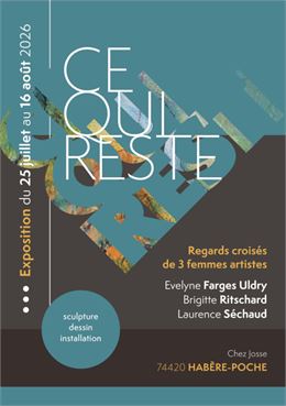 Exposition "Ce qui Reste.."_Habère-Poche - Brigitte Ritschard