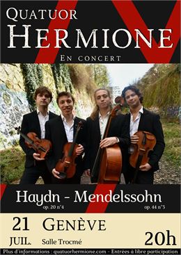 Concert du quatuor Hermione - Manelle d’Oliveira