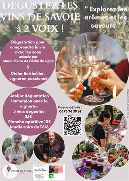 Atelier dégustation à 2 voix 