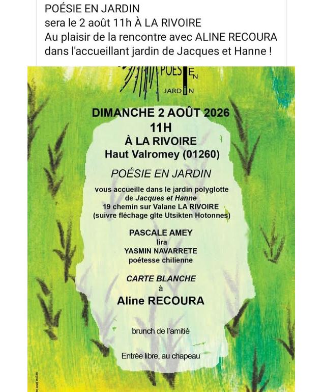 Poésie en Jardin_Haut Valromey - Poésie en Jardin