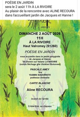 Poésie en Jardin_Haut Valromey - Poésie en Jardin