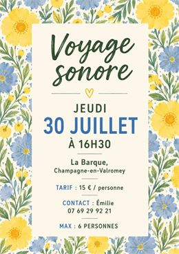 Voyage sonore aux bols tibétains_Champagne-en-Valromey - La Barque
