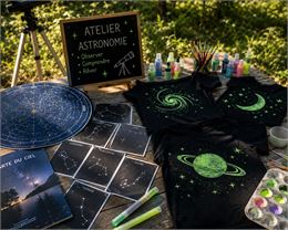 Atelier astronomie (customise ton t-shirt phosphorescent!)_Peisey-Vallandry