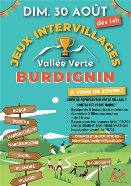 Jeux intervillages Vallée Verte_Burdignin - Mairie de Burdignin