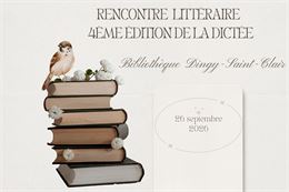 4ème édition de la dictée et rencontre littéraire_Dingy-Saint-Clair - Office de tourisme