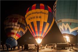 montgolfière la nuit - Emile Plot