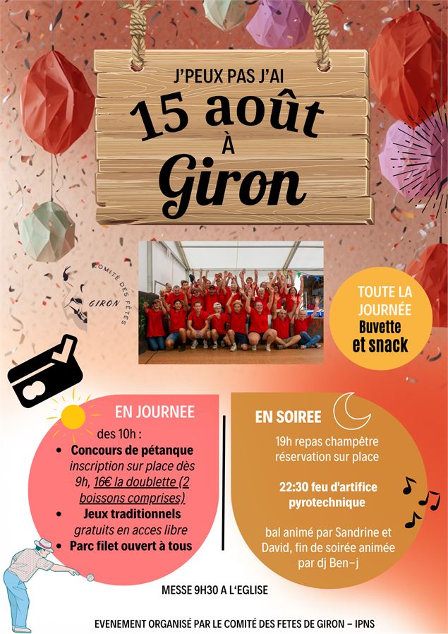Affiche 15.08 Giron - Giron