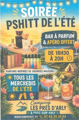 guirlande et parfum et boissons - canva