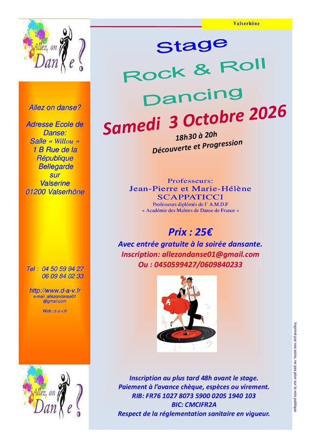 Stage de Rock and Roll dancing_Valserhône - Danse Académie