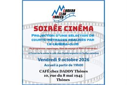 Soirée Cinéma au café Daddy_Thônes - Caméra club