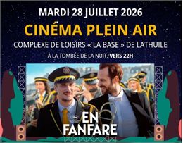 Séance ciné plein air au complexe d’animation « La Base »_Lathuile - Ciné-village_Doussard