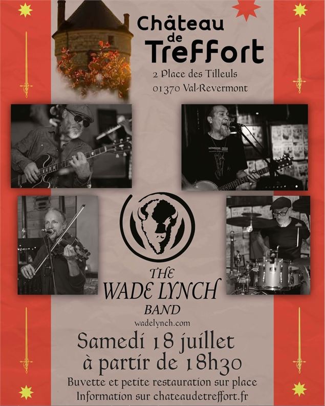 Concert : Wade Lynch Band avec Jak Belghit