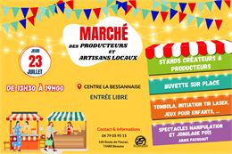 Marché des producteurs et artisans locaux_Bessans