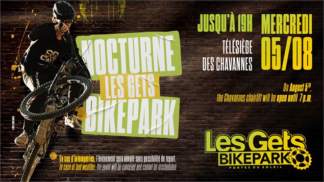 Nocturne BikePark mercredi 05/08 - SOLEGETS