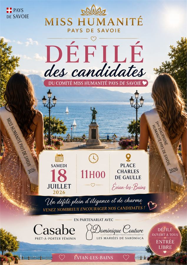 affiche - Comité miss Humanité des Pays de Savoie