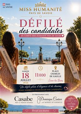 affiche - Comité miss Humanité des Pays de Savoie