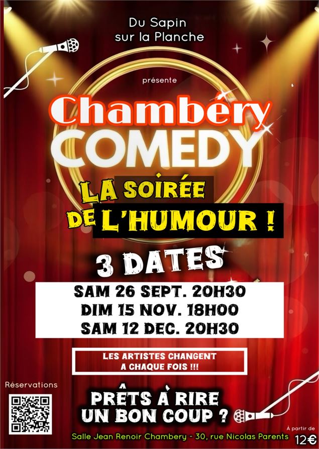 CHAMBERY COMEDY : LA SOIREE DE L'HUMOUR - Mathieur Vannson
