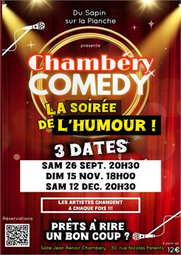 CHAMBERY COMEDY : LA SOIREE DE L'HUMOUR - Mathieur Vannson
