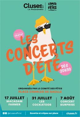Concert d'été : Macadam Farmer_Cluses - Ville de Cluses
