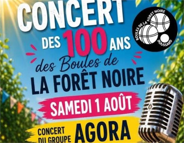 Concert des 100 ans - des Boules de La Forêt noire_Doussard - Boules_de_la_Forêt_noire
