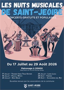 Les nuits Musicales - TDC-Communication-ST-JEoire