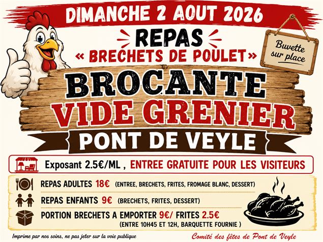 Brocante Brechets de poulet - comité des fetes PDV