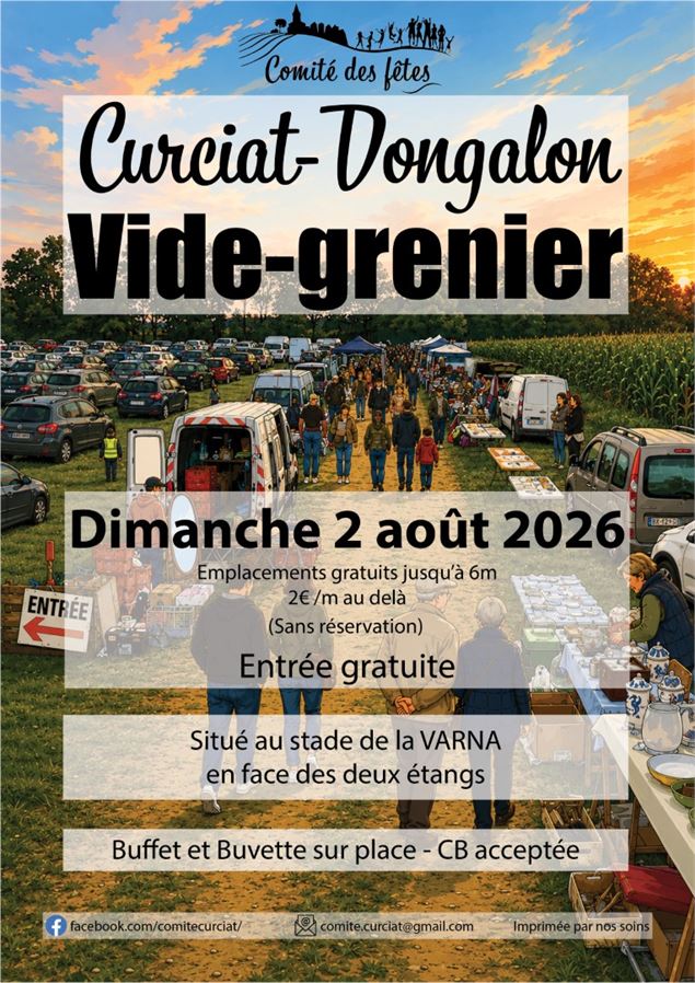 Affiche - ©Comité des fêtes Curciat Dongalon