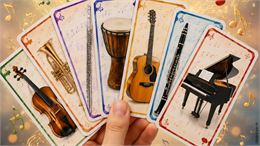 Fabrication de jeu : Jeu de 7 familles des instruments_Bourg-Saint-Maurice - Médialudothèque de Bour