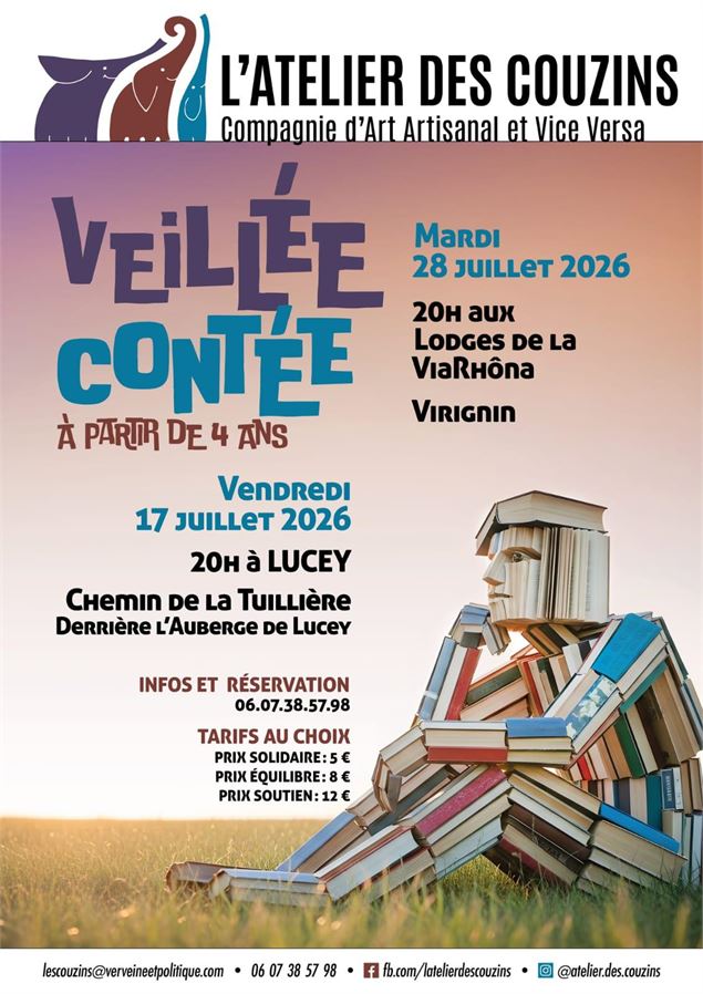 Veillée contée aux lodges de la ViaRhôna_Virignin - Atelier des couzins