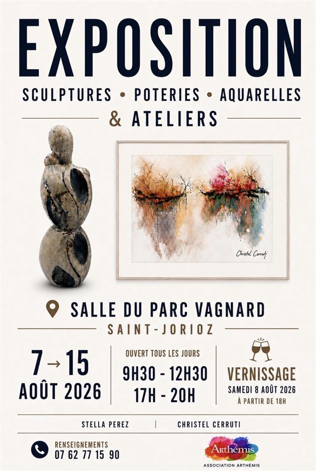 Exposition et atelier de sculpture et aquarelle_Saint-Jorioz