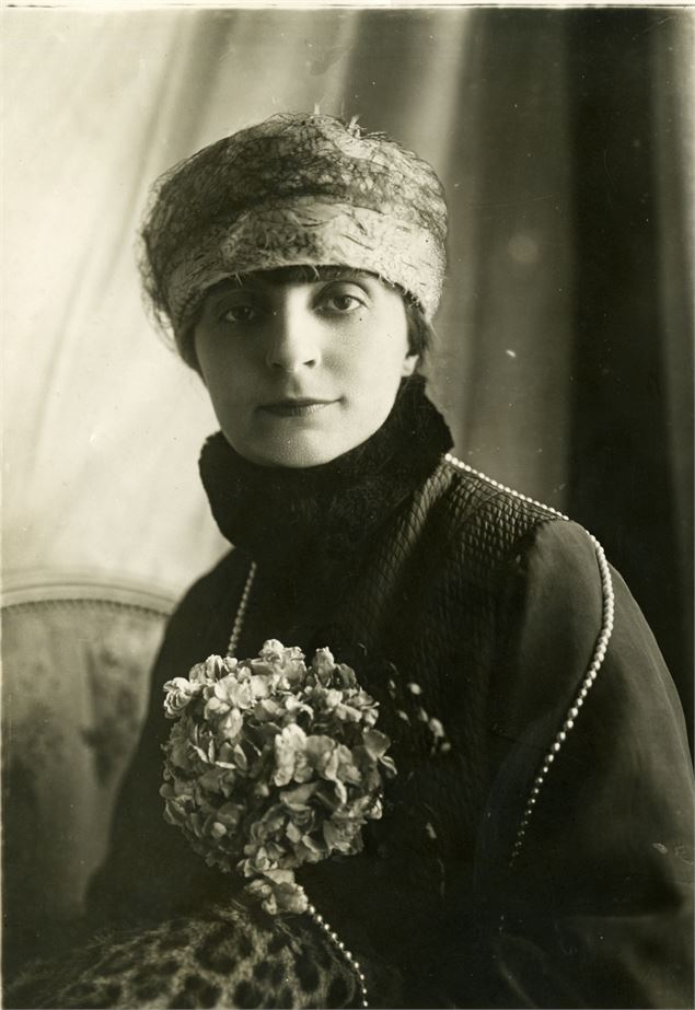 Portrait d'Anna de Noailles à Bruxelles, 1922 - Collection Claude Lenta