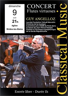 Affiche concert - office de tourisme de Brides-Les-Bains