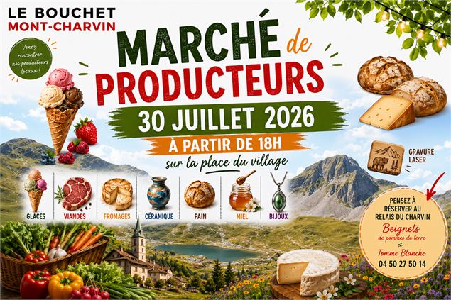 Marché de producteurs locaux_Le Bouchet-Mont-Charvin - Mairie Bouchet-Mont-Charvin