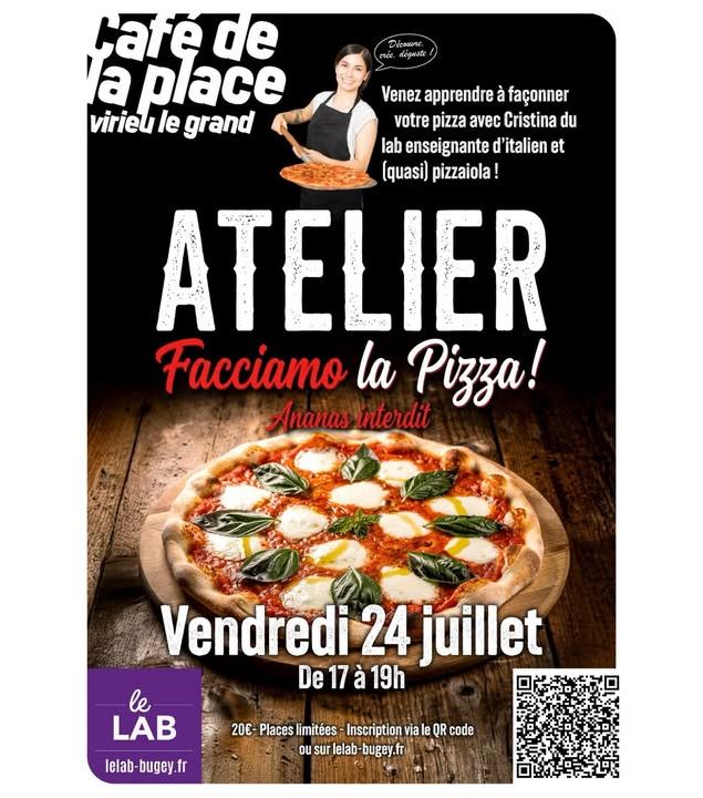 Facciamo la Pizza! Atelier pizza maison_Virieu-le-Grand - Le LAB