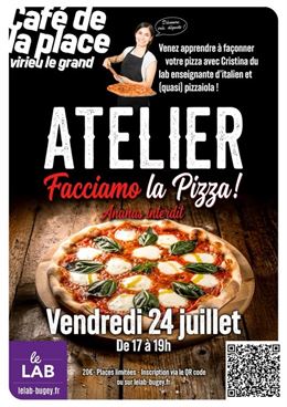 Facciamo la Pizza! Atelier pizza maison_Virieu-le-Grand - Le LAB