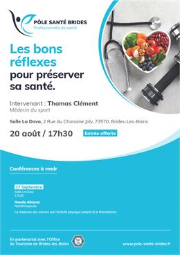 Affiche conférence - Pôle Santé