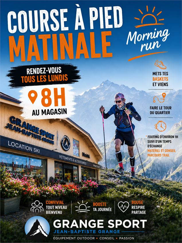 Trail / course à pied matinale du lundi - grangesport